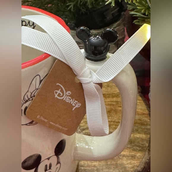 ✨ Brand NEW w/Tags Rae Dunn Disney happy Mug featuring Mickey and Minnie Mouse ✨ - Picture 10 of 11